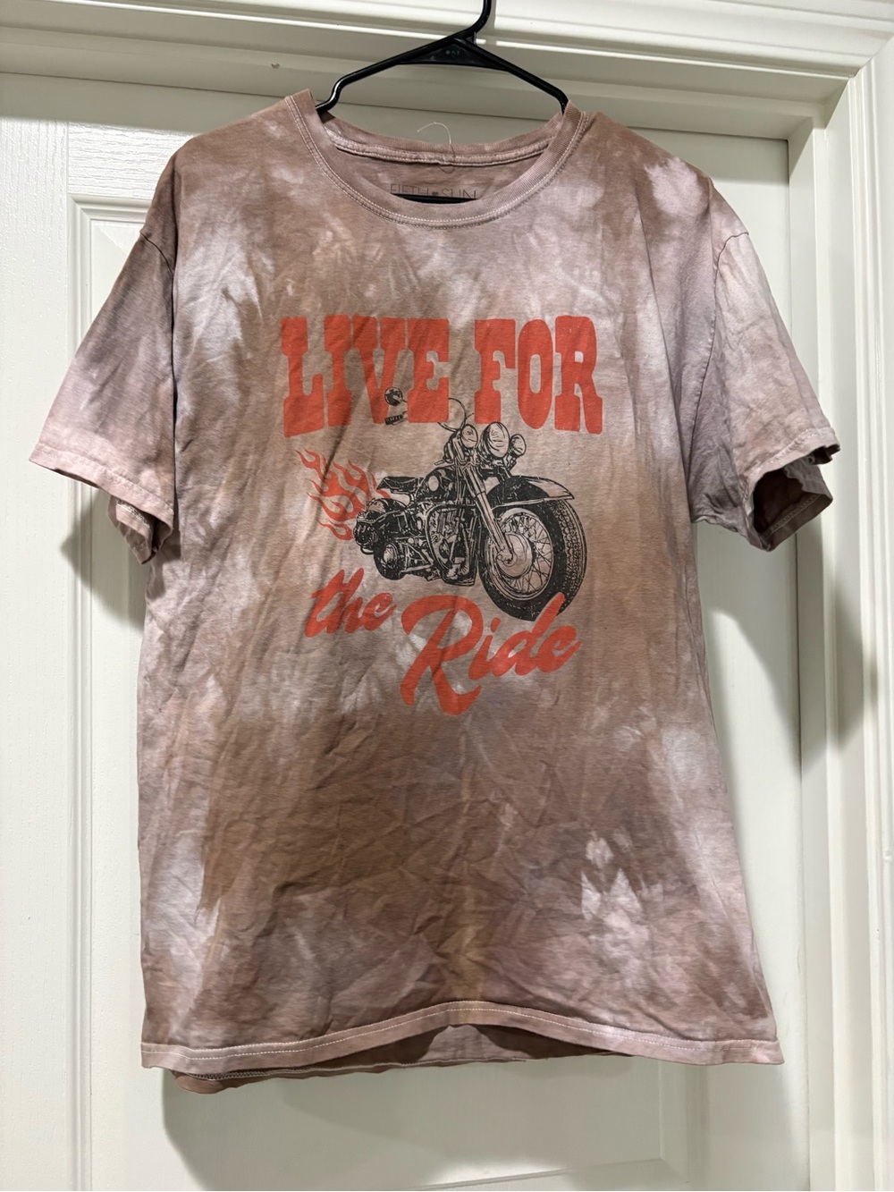 Fifth Sun brown tie-dye t-shirt | size large